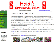 Tablet Screenshot of heidisfarmstand.com